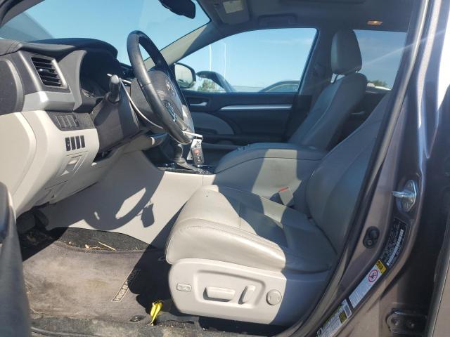 5TDJKRFHXES056435 - 2014 TOYOTA HIGHLANDER XLE GRAY photo 7