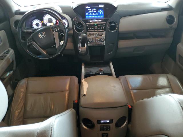 5FNYF3H58DB005246 - 2013 HONDA PILOT EXL ლურჯი ფოტო 8