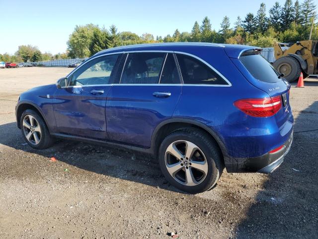 WDC0G4KB1JV014358 - 2018 MERCEDES-BENZ GLC 300 4MATIC BLUE photo 2