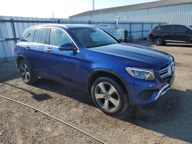 WDC0G4KB1JV014358 - 2018 MERCEDES-BENZ GLC 300 4MATIC BLUE photo 4