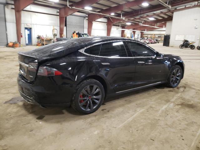 5YJSA1H13EFP39588 - 2014 TESLA MODEL S Սև լուսանկար 3