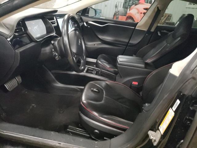 5YJSA1H13EFP39588 - 2014 TESLA MODEL S Սև լուսանկար 7