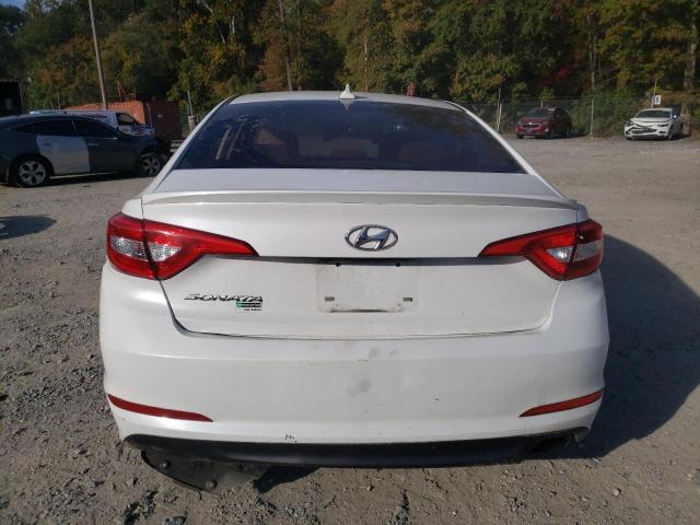 5NPE24AF7HH491417 - 2017 HYUNDAI SONATA SE WHITE photo 6