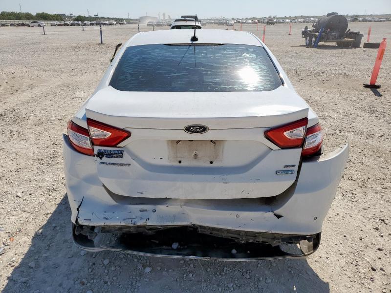 3FA6P0HD2GR354907 - 2016 FORD FUSION SE WHITE photo 6