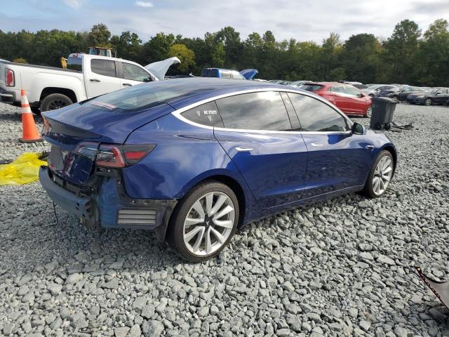 5YJ3E1EA0JF164342 - 2018 TESLA MODEL 3 Mavi fotoğraf 3