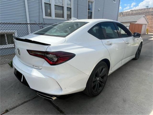 19UUB6F52NA000408 - 2022 ACURA TLX TECH A WHITE photo 4