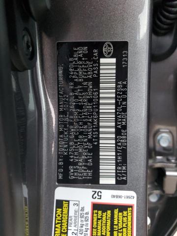 4T1S11AK6PU110061 - 2023 TOYOTA CAMRY SE NIGHT SHADE GRAY photo 13