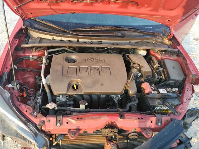 5YFBURHE5JP836539 - 2018 TOYOTA COROLLA L 勃艮第红 照片 11