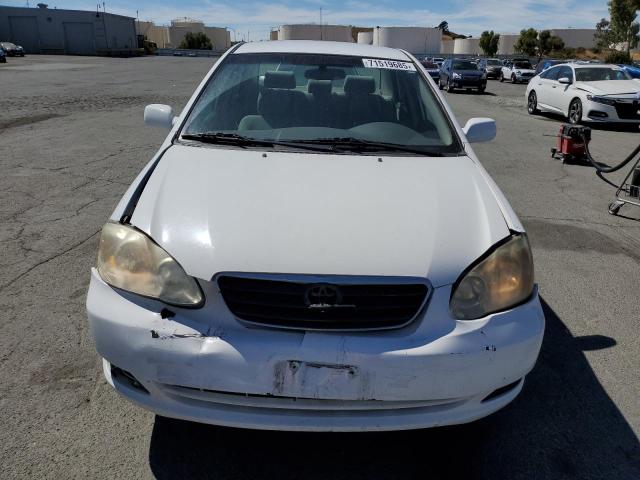 JTDBR32E170114558 - 2007 TOYOTA COROLLA CE WHITE photo 5