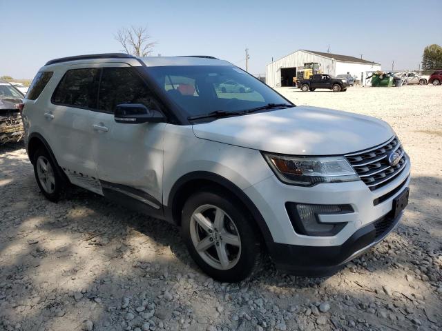 1FM5K8D89GGC74261 - 2016 FORD EXPLORER XLT WHITE photo 4