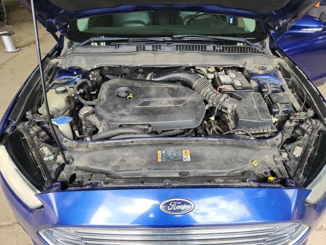 3FA6P0HR4DR261913 - 2013 FORD FUSION SE BLUE photo 11