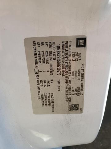 1GNSK2E05BR259970 - 2011 CHEVROLET TAHOE SPECIAL WHITE photo 12