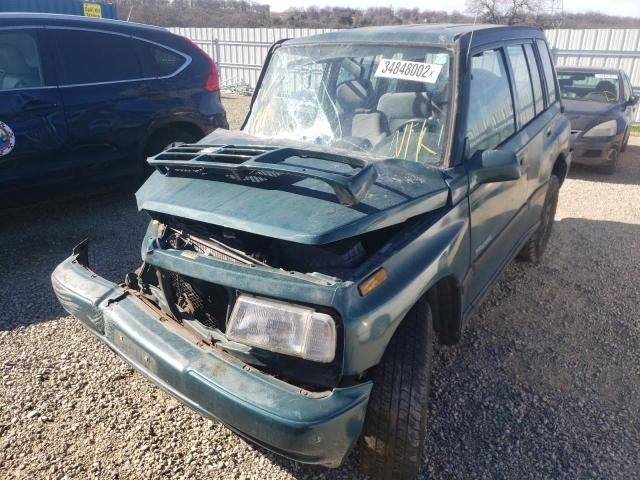 2CNBJ1360V6908664 - 1997 GEO TRACKER GREEN photo 2