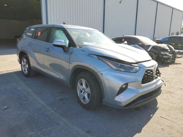 5TDZZRAH0NS095654 - 2022 TOYOTA HIGHLANDER L GRAY photo 4