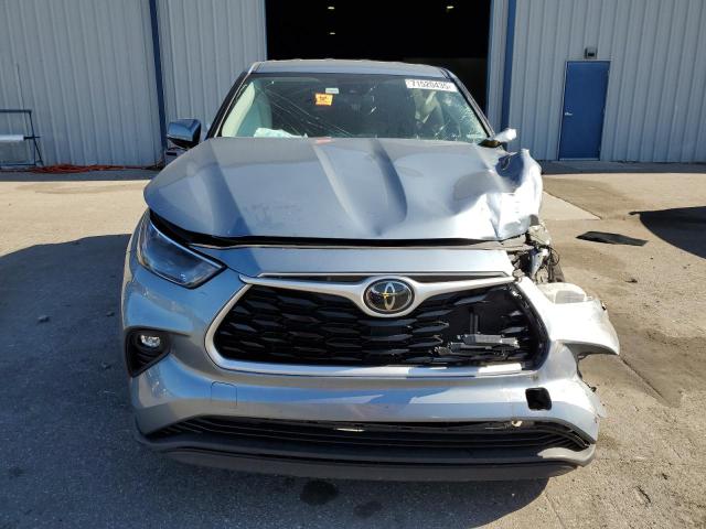 5TDZZRAH0NS095654 - 2022 TOYOTA HIGHLANDER L GRAY photo 5