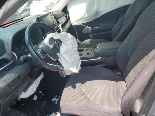 5TDZZRAH0NS095654 - 2022 TOYOTA HIGHLANDER L GRAY photo 7