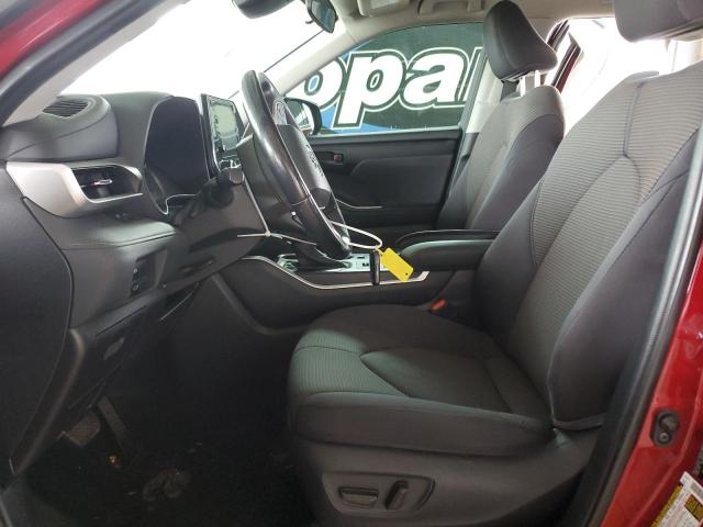 5TDBZRBH9NS573280 - 2022 TOYOTA HIGHLANDER L 勃艮第红 照片 7