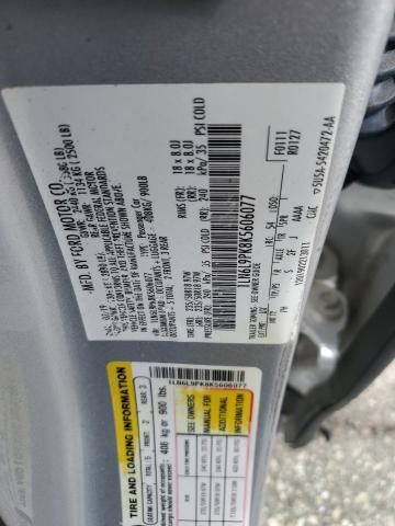 1LN6L9PK8K5606077 - 2019 LINCOLN CONTINENTA Сріблястий фото 12