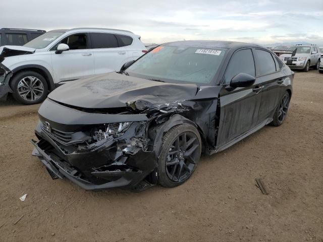 2HGFE2F50NH593714 - 2022 HONDA CIVIC SPORT Noir photo 1