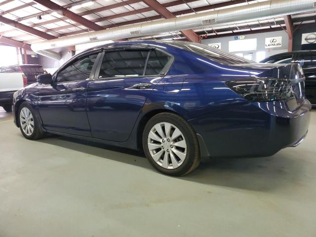 1HGCR2F71DA032668 - 2013 HONDA ACCORD EX BLUE photo 2