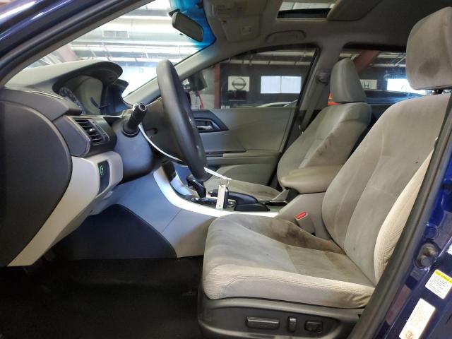 1HGCR2F71DA032668 - 2013 HONDA ACCORD EX BLUE photo 7