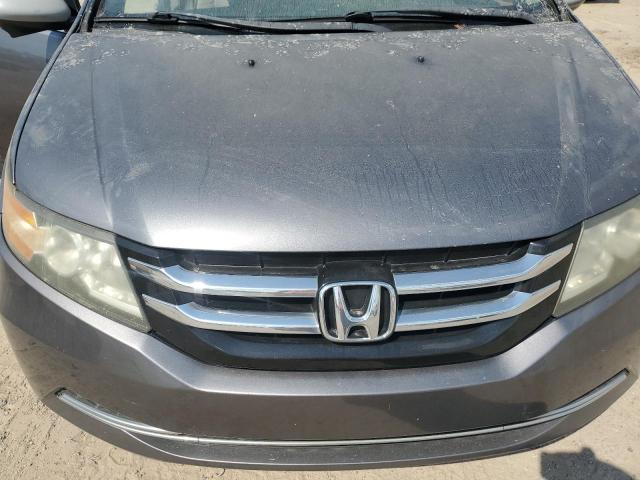 5FNRL5H65EB036666 - 2014 HONDA ODYSSEY EXL GRAY photo 12