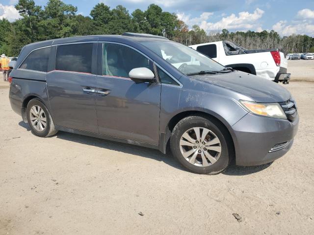 5FNRL5H65EB036666 - 2014 HONDA ODYSSEY EXL GRAY photo 4