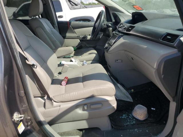 5FNRL5H65EB036666 - 2014 HONDA ODYSSEY EXL GRAY photo 7