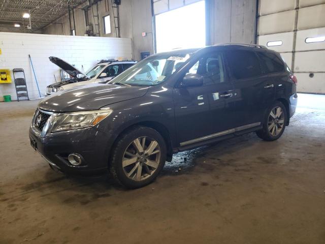 5N1AR2MM1DC607124 - 2013 NISSAN PATHFINDER S BLUE photo 1