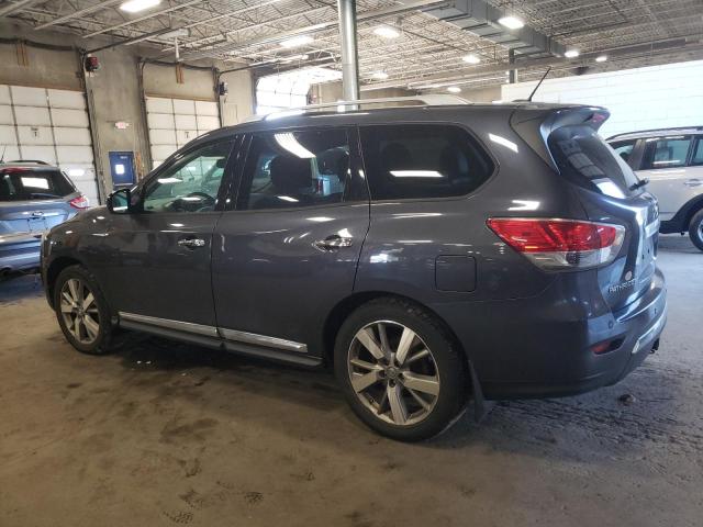 5N1AR2MM1DC607124 - 2013 NISSAN PATHFINDER S BLUE photo 2