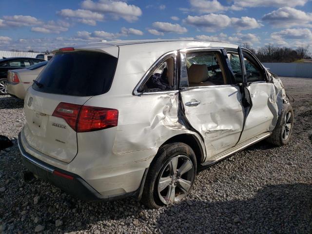 2HNYD2H49AH507416 - 2010 ACURA MDX TECHNOLOGY 白色 照片 3