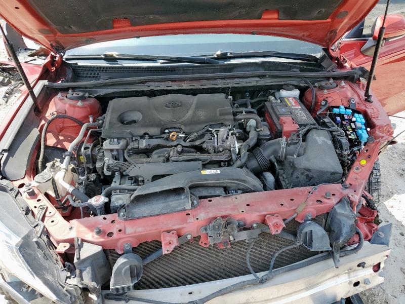 4T1B11HK2KU274888 - 2019 TOYOTA CAMRY L RED photo 11