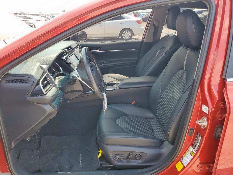 4T1B11HK2KU274888 - 2019 TOYOTA CAMRY L RED photo 7