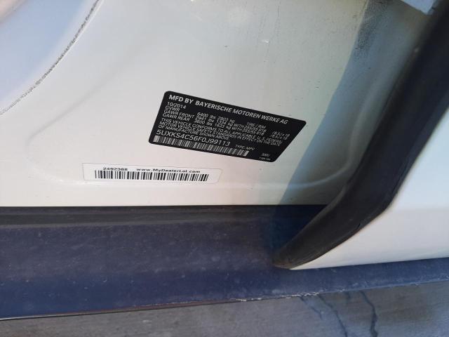 5UXKS4C56F0J99113 - 2015 BMW X5 XDRIVE35D WHITE photo 13