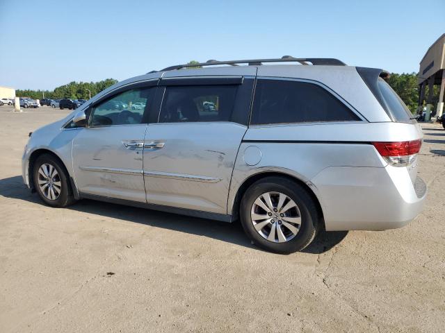 5FNRL5H63FB079355 - 2015 HONDA ODYSSEY EXL SILVER photo 2