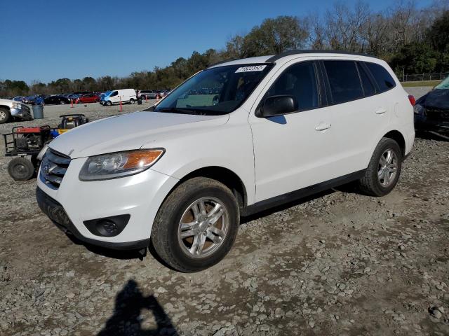 5XYZGDAB0CG154250 - 2012 HYUNDAI SANTA FE GLS WHITE photo 1