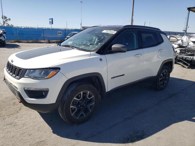 3C4NJDDB3KT660481 - 2019 JEEP COMPASS TRAILHAWK WHITE photo 1