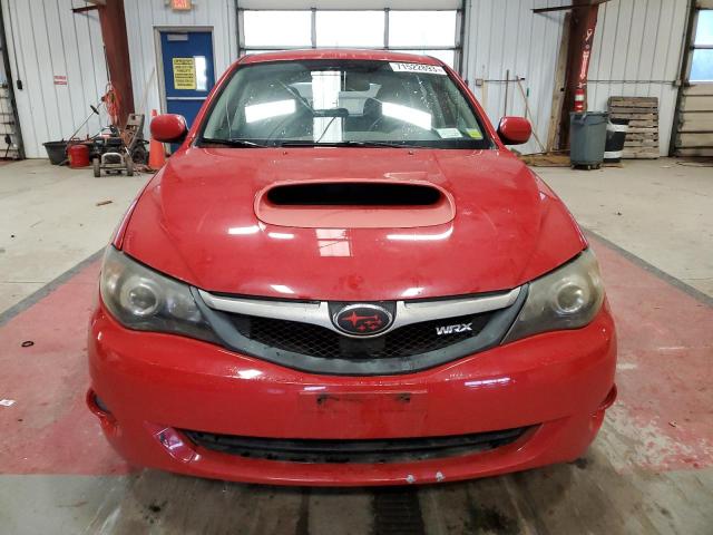 JF1GH75618G815264 - 2008 SUBARU IMPREZA WRX PREMIUM RED photo 5