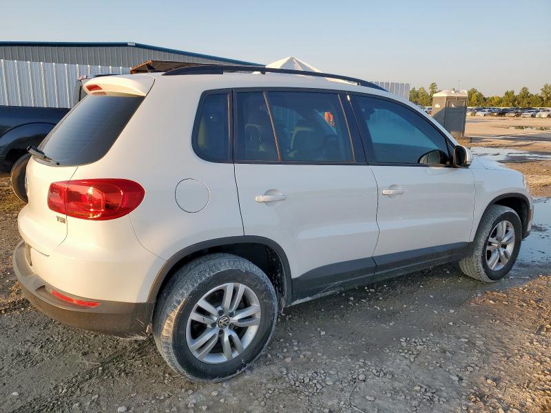 WVGAV7AX8HK001595 - 2017 VOLKSWAGEN TIGUAN S WHITE photo 3