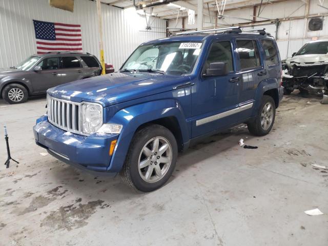 1J4PN5GK0AW171277 - 2010 JEEP LIBERTY LIMITED BLUE photo 1