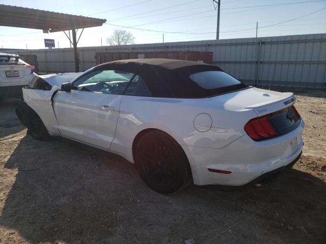 1FATP8UH0K5162312 - 2019 FORD MUSTANG WHITE photo 2