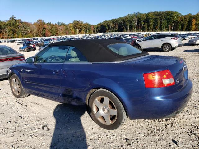 WAUAC48HX4K007655 - 2004 AUDI A4 1.8 CABRIOLET BLUE photo 2