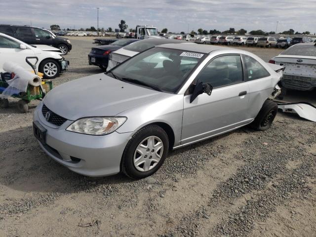 1HGEM22195L062712 - 2005 HONDA CIVIC DX VP Silber Foto 1
