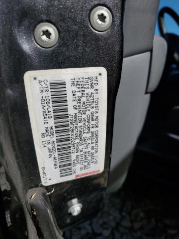 JT2BF28KX10299712 - 2001 TOYOTA CAMRY LE BLACK photo 12