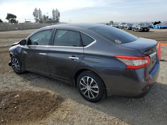 3N1AB7AP6EL675576 - 2014 NISSAN SENTRA S BROWN photo 2