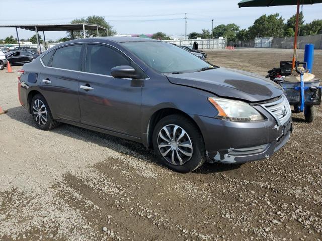 3N1AB7AP6EL675576 - 2014 NISSAN SENTRA S BROWN photo 4