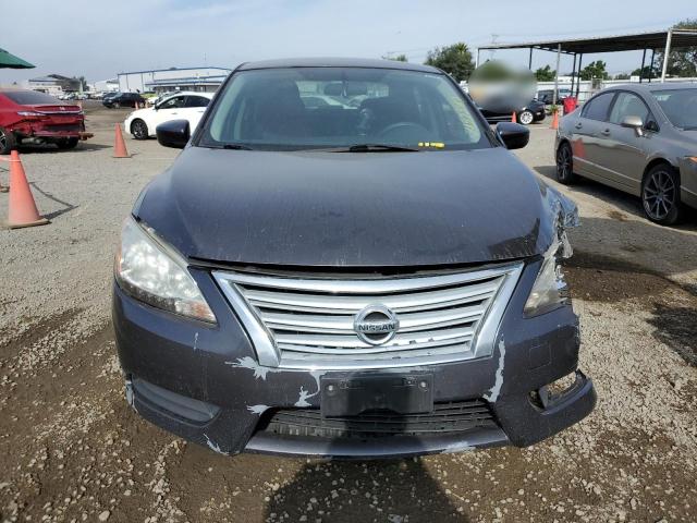 3N1AB7AP6EL675576 - 2014 NISSAN SENTRA S BROWN photo 5