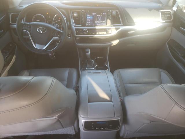 5TDKKRFH0GS163498 - 2016 TOYOTA HIGHLANDER XLE BLUE photo 8