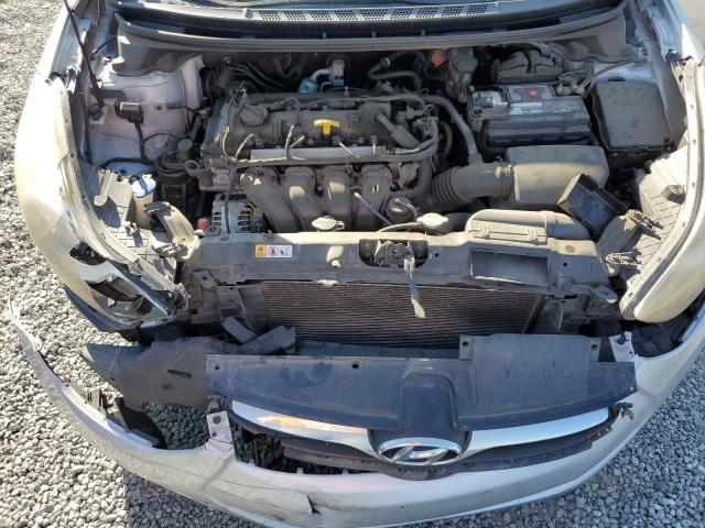 KMHDH4AE5CU418669 - 2012 HYUNDAI ELANTRA GLS SILVER photo 11