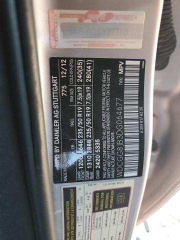 WDCGG8JB3DG064677 - 2013 MERCEDES-BENZ GLK 350 4MATIC SILVER photo 12